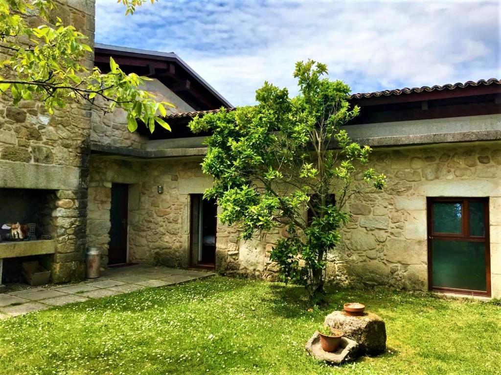 Villa casa da pedra Tomiño Exterior foto